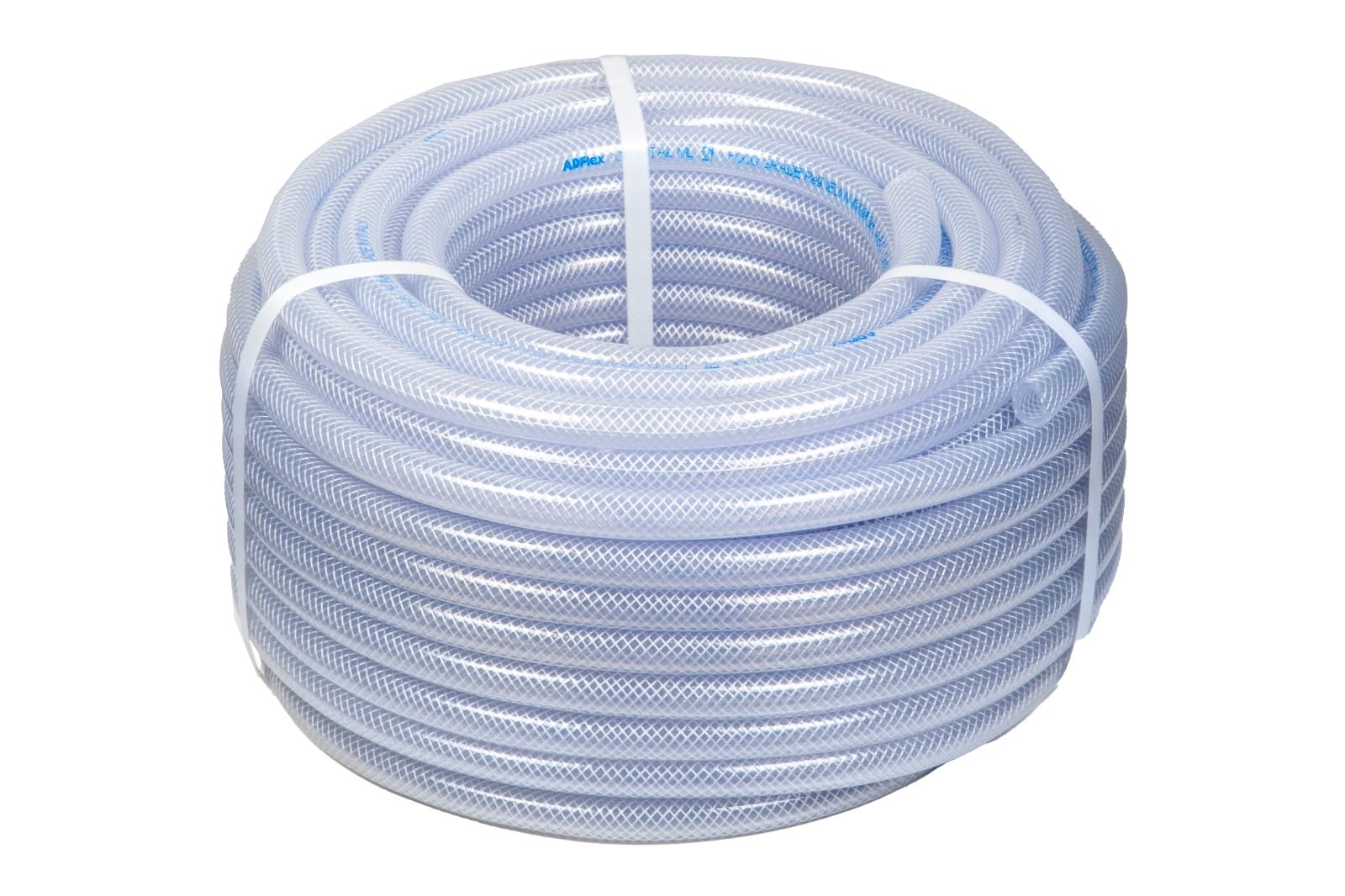 Tubo in PVC trasparente Crystal Retex ML 13x19 m 50 Rinforzato, Ultra Resistenza, Qualità Alimentare, passaggio aria, aria compressa, passaggio liquidi, acqua potabile, irrigazione