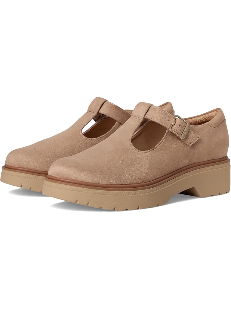 Taupe Dr. Scholl's Bring It Jane Mary Jane Shoes