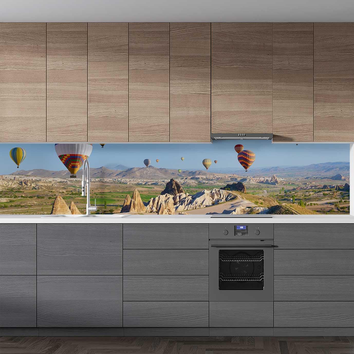Mutfak Tezgah Arası Folyo Fayans Kaplama Folyosu Kapadokya 60x300 CM