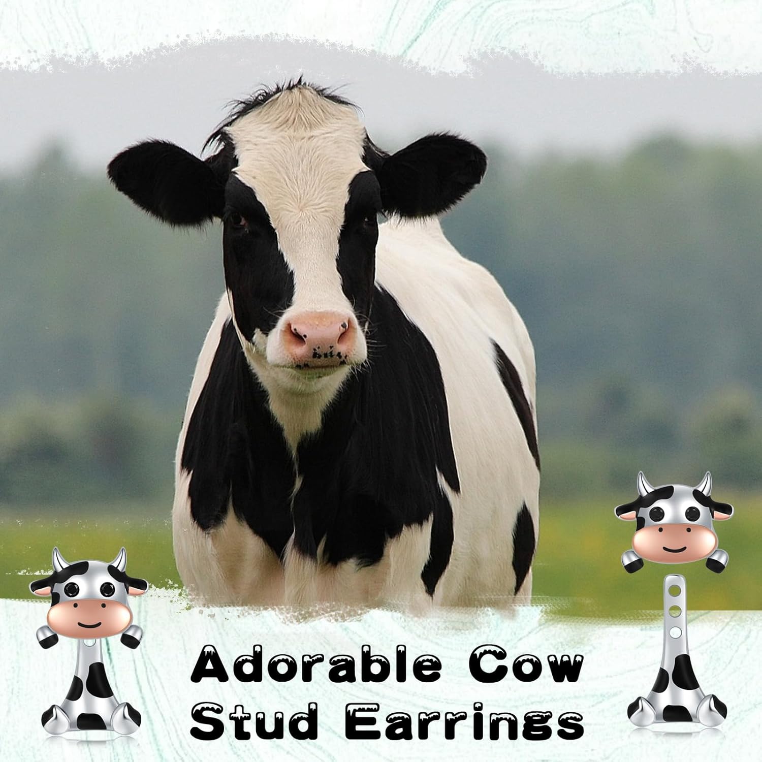 Animal Jacket Earrings for Womens 925 Sterling Silver Axolotl Pug Cat Goat Earrings Cute 3D Earrings Jacket Hypoallergenic - Image 3