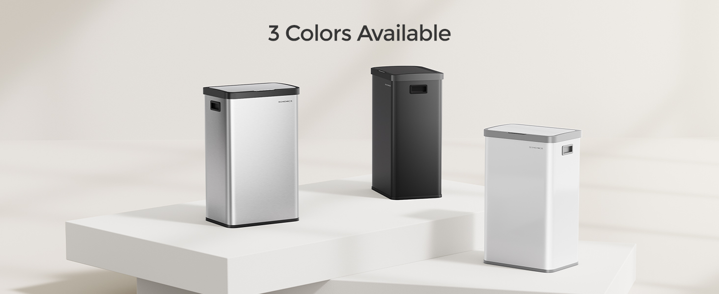 Amazon.com: SONGMICS Motion Sensor Trash Can, 18-Gallon (68L