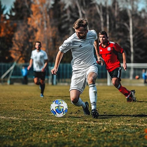 Miniatura 3 de Soccer Ball Size 5, with Pump & Needles, Outdoor Sports Official Match Soccer Ball for Adult Youth Training Practice Ball for Indoor