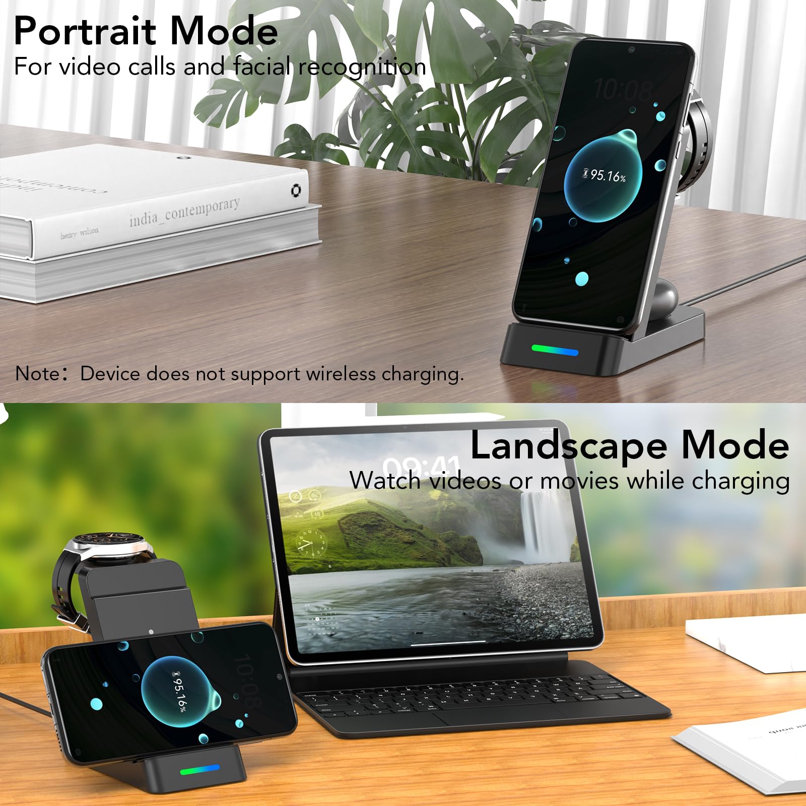3 in 1 Induktive Ladegerät für Huawei P60/P50,P60/P50/P40/P30 Pro