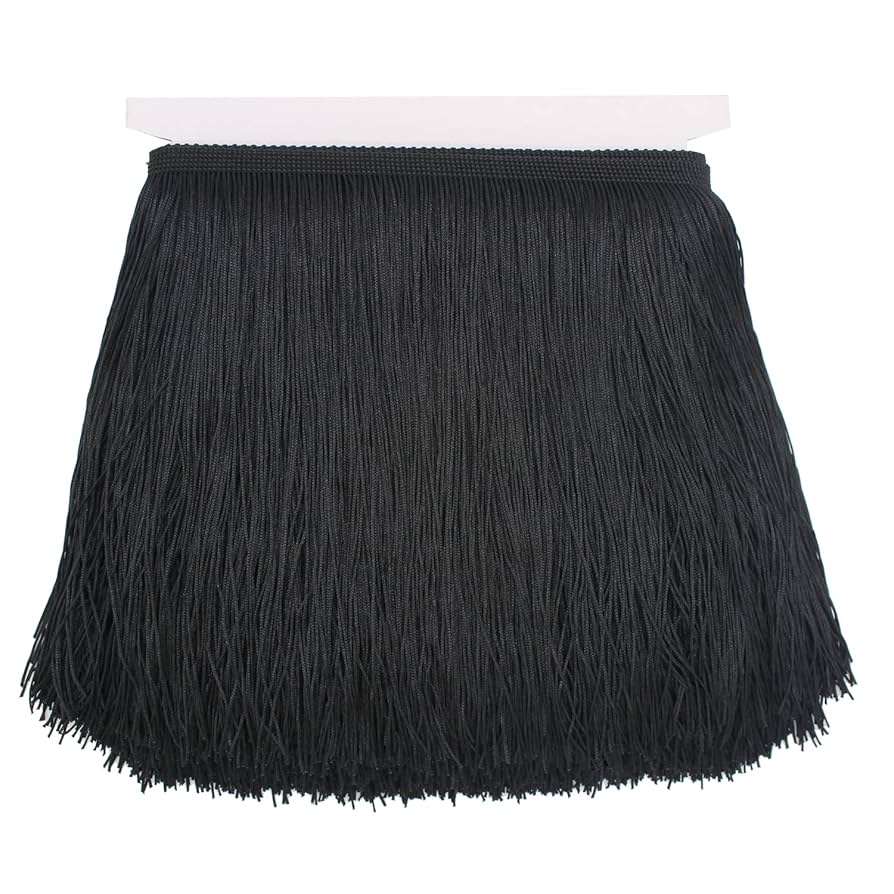 Amazon.com: Nonmol Black Fringe Trim Tassel Sewing Trim