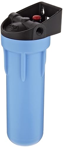 Miniatura 1 de Pentair Pentek 158642 - Carcasa de filtro de línea delgada 3G, 38 pulgadas NPT #10 para debajo del fregadero, carcasa opaca para filtro de agua,