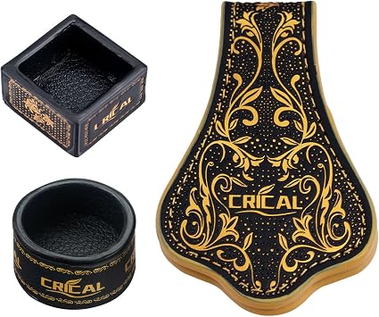 CRICAL Portable Magnetic Pool Chalk Holder Square Chalk Cube Holder Billiard Cue Accessory Gift Idea