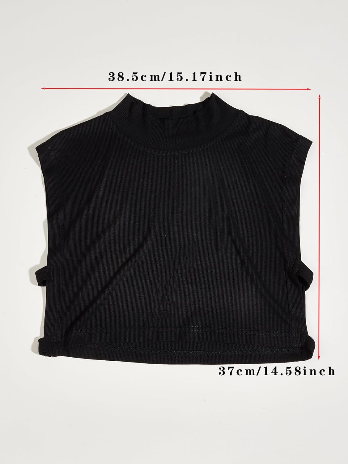 Fake Turtle Neck Detachable Collar Base Layer Top Comfortable Dickey Collar for Daily Wear - Image 4