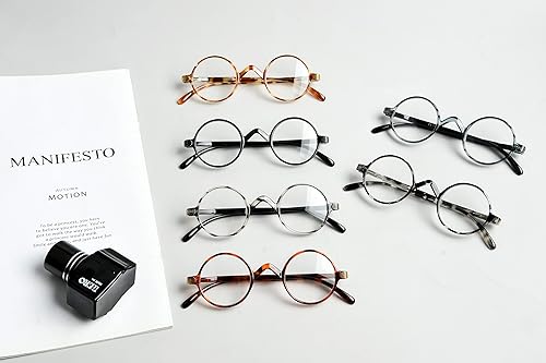 Miniatura 6 de Anteojos de lectura redondos estilo vintage, M