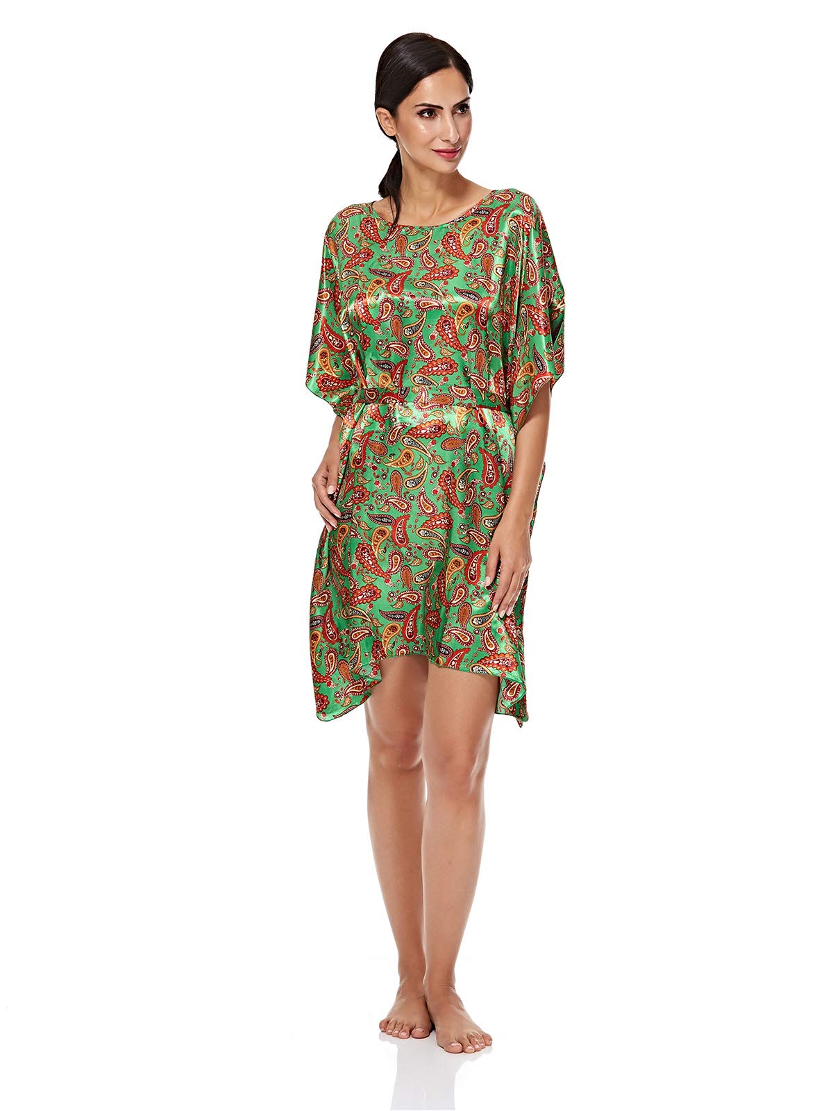 Soko MeshA Line Dress for Women - Green