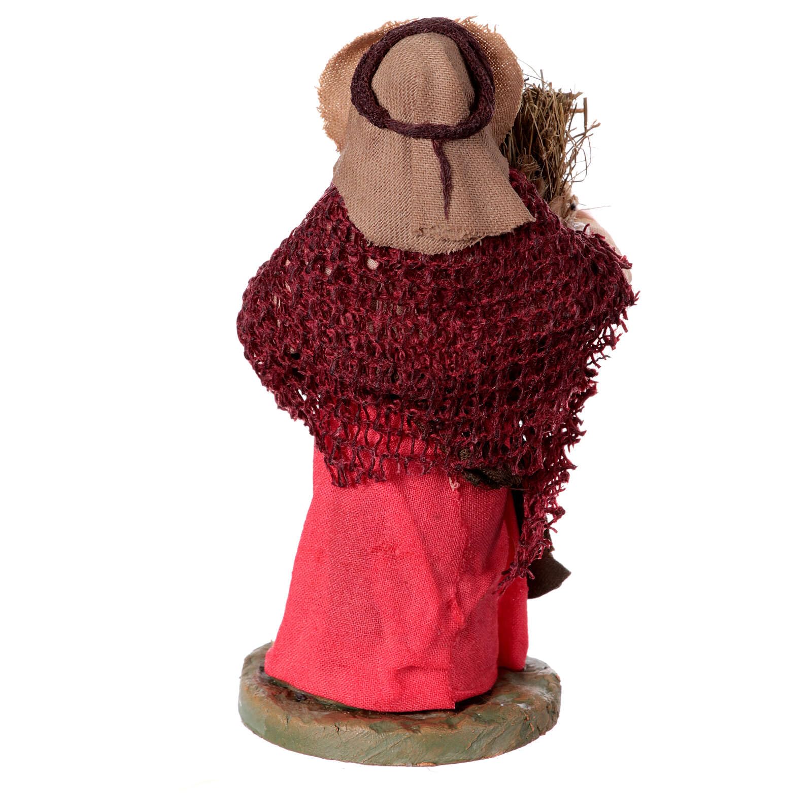 Holyart Presepe Napoletano: Mietitrice 10 cm presepe napoletano