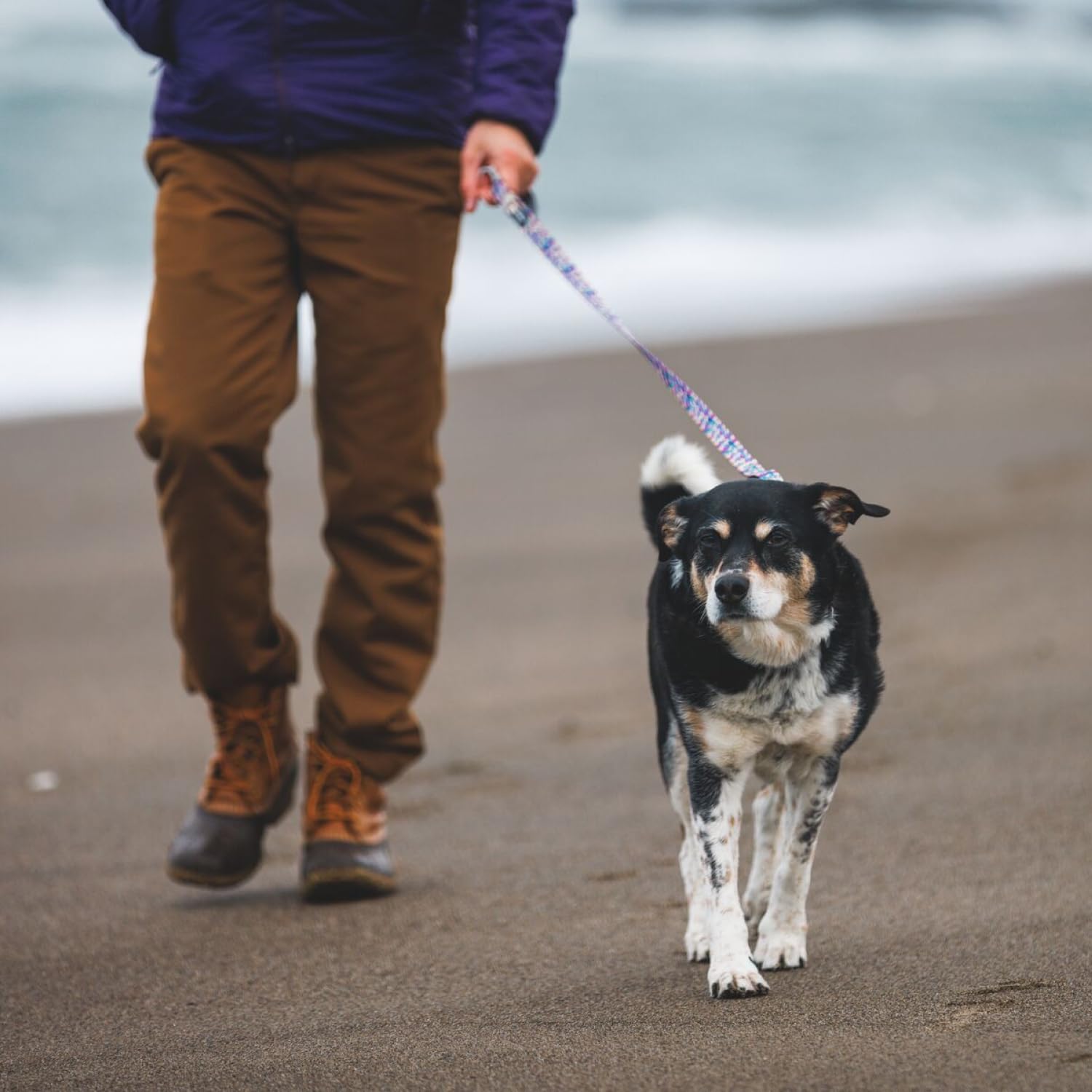 Ruffwear, Guinzaglio per cani Front Range, 1,5 m, con manico imbottito, per passeggiate quotidiane, giungla profonda