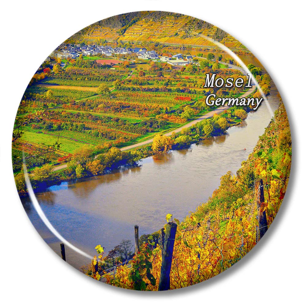 Lywallca Germany01822 Germany Mosel Magnet Fridge Sticker 2.28 Inch