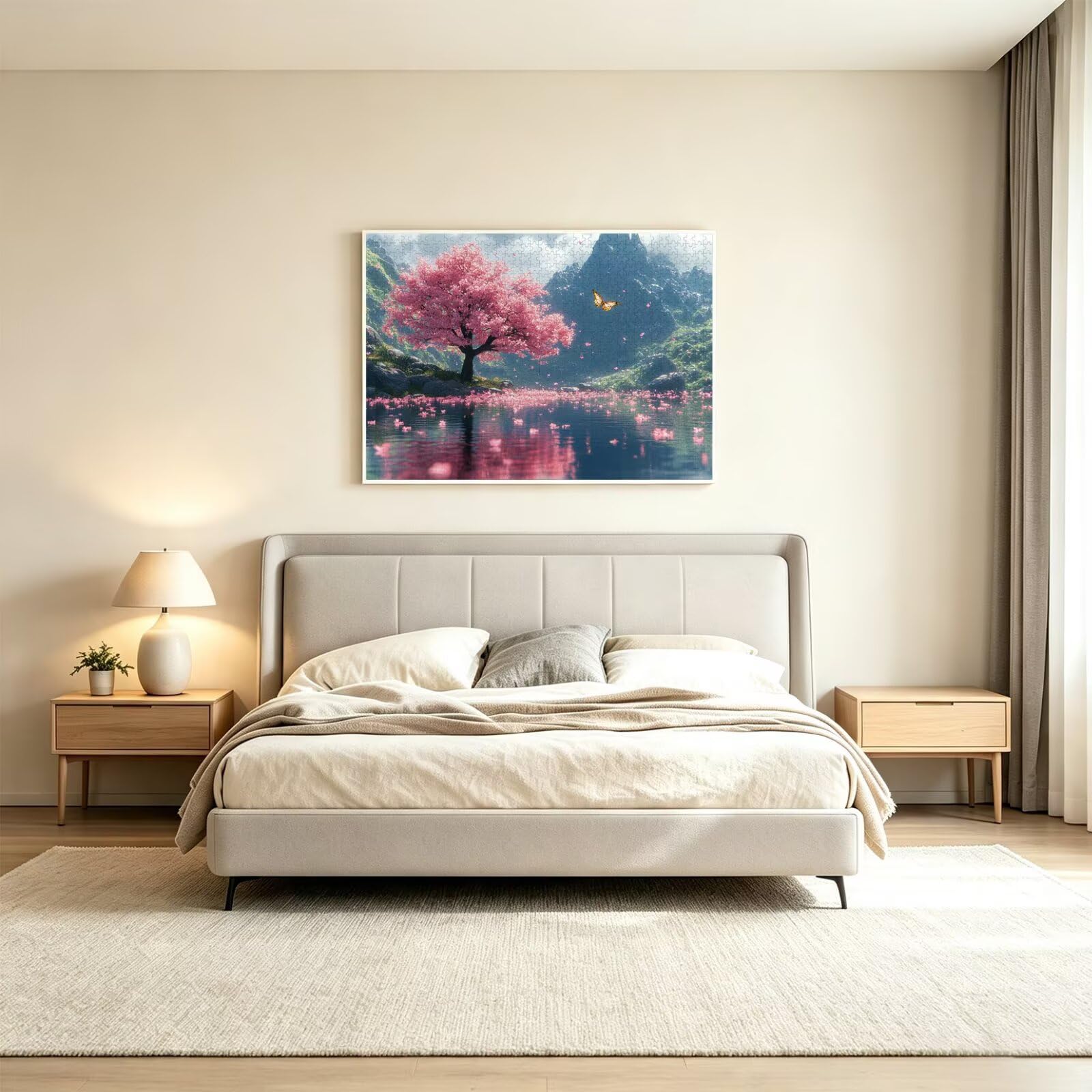 Puzzle 6000 sztuk 179 x 105 cm Puzzle Dorośli wiśnia w kwiatach górskich, n