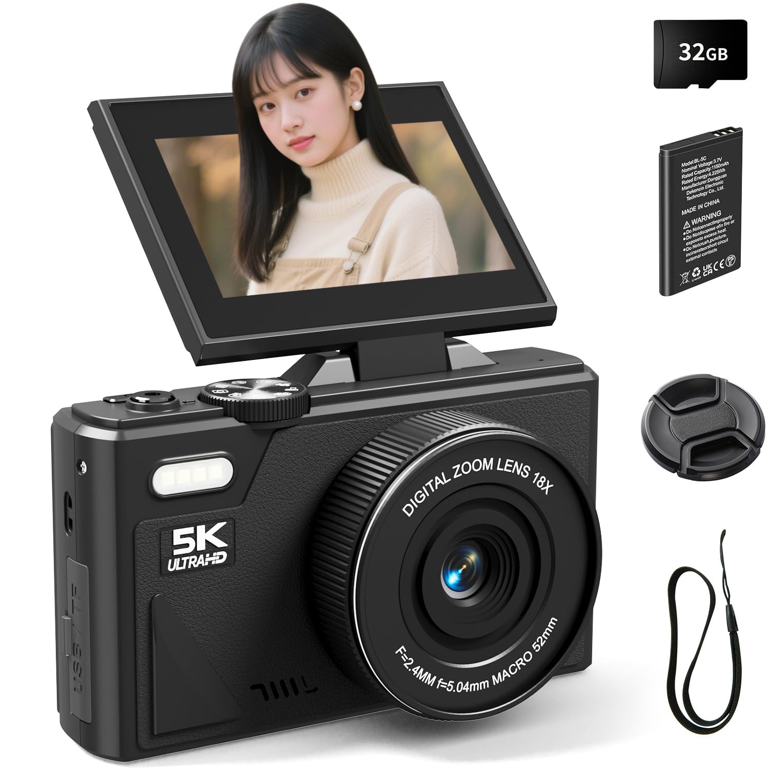 SRAR デジタルカメラ 5K 録画 デジタルカメラ Amazon | SRAR デジタルカメラ 5K 録画 デジタルカメラ 7500 万