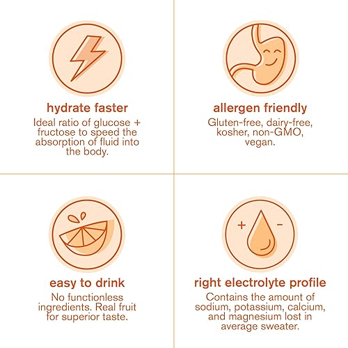Miniatura 10 de SKRATCH LABS Paquetes de hidratación, mezcla de bebidas de hidratación, naranjas (20 quilates) polvo electrolítico desarrollado para atletas y