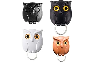 3PCS Owl Key Holder Cute Owl Key Holder Automatic Open Close Eyes...