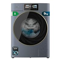 Cecotec Lavatrice 8Kg Carica Frontale Bolero DressCode 8900 Inverter FullColor Steel