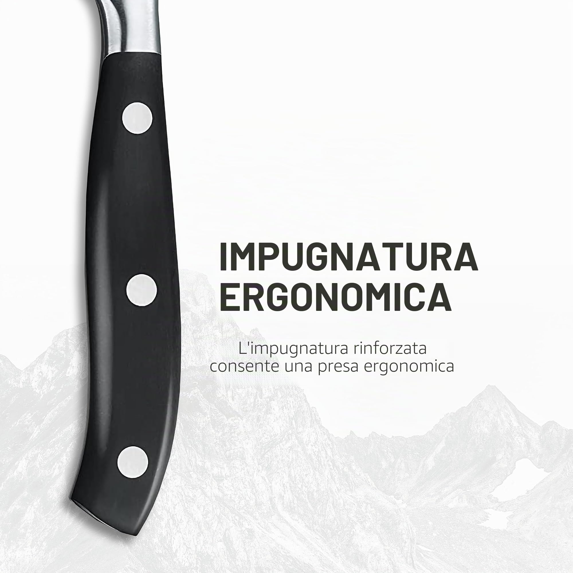 Victorinox Grand Maître Spelucchino Professionale per Carne, 8 cm, Nero | Coltello da chef per lavori di precisione, lama in acciaio inossidabile extra affilata e manico ergonomico in POM