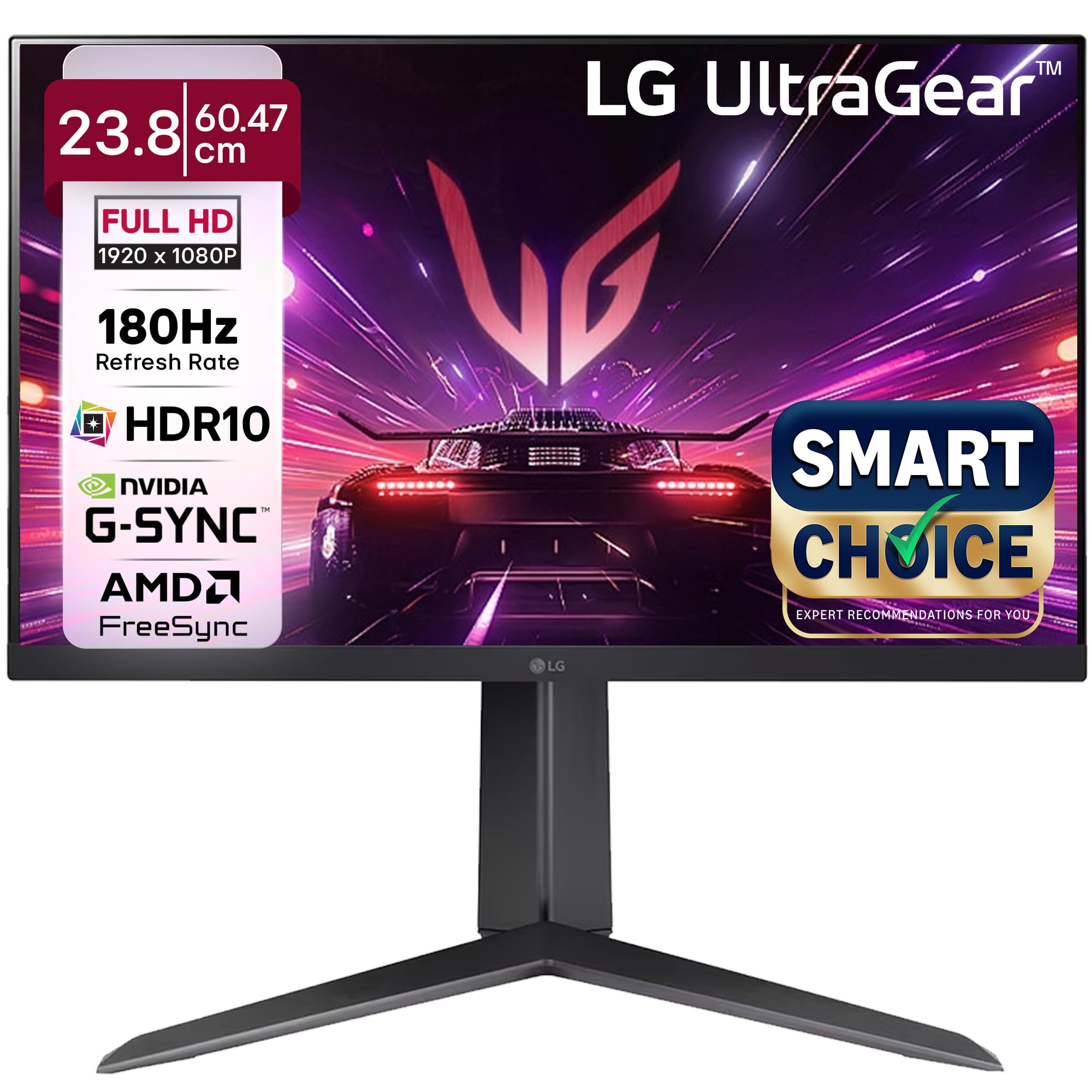 LG 24GS65F Smartchoice 60.47cm (23.8Inch) Ultragear FHD (1920x1080