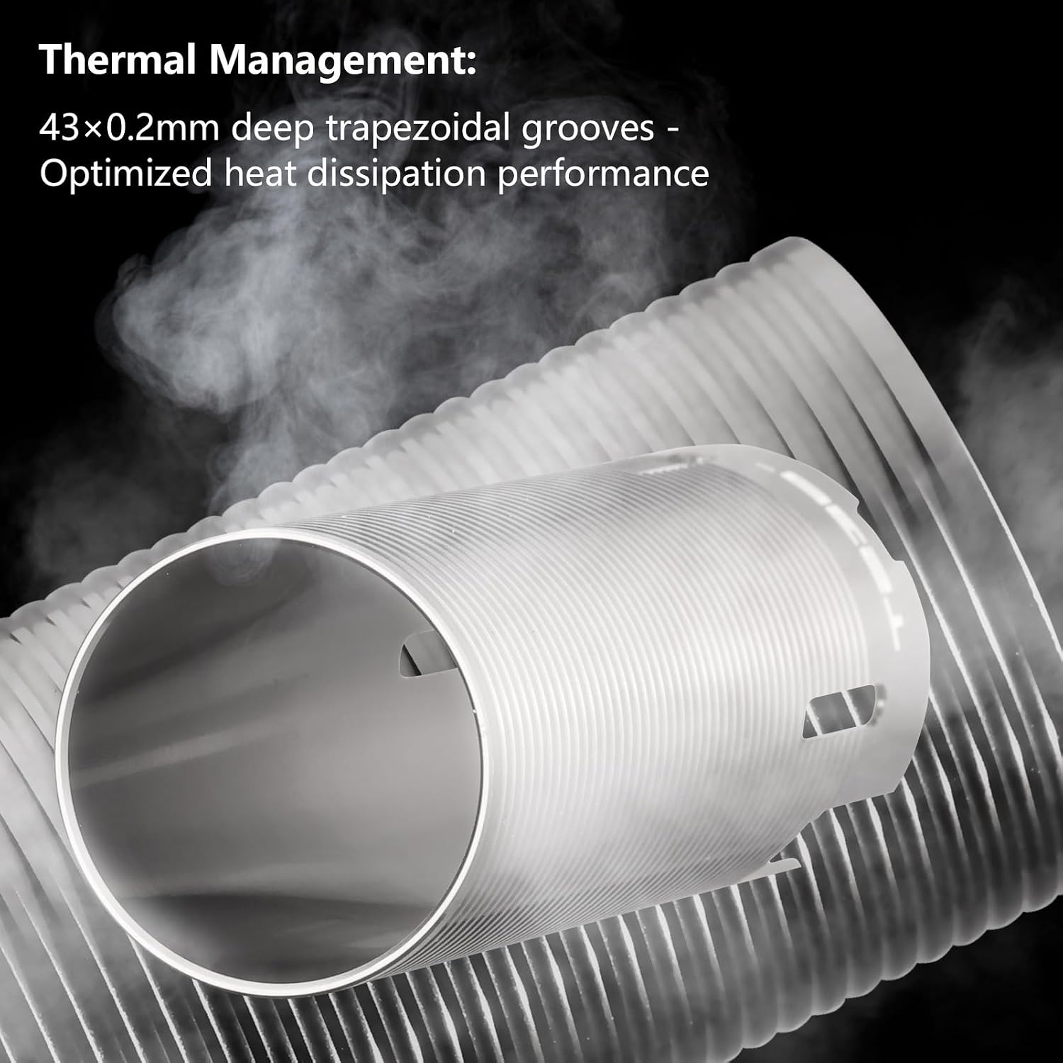 T238-AEG PTFE Coating Cylinder, Stainless Steel Cylinder Type for AEG/Gel Blasters Gearbox(50%/60%/70%/80% air volumes)