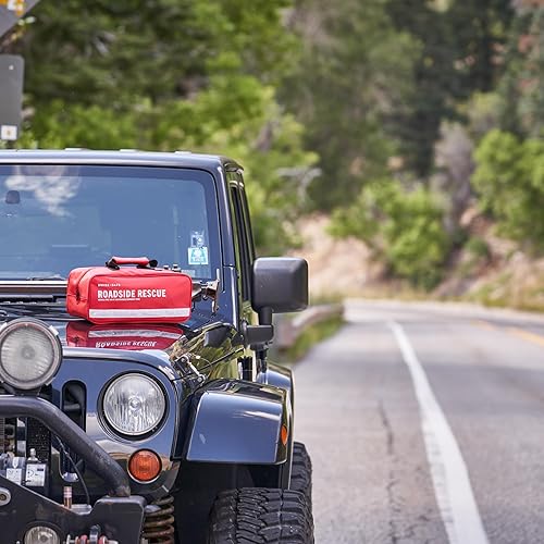 Miniatura 7 de Swiss Safe Kit de emergencia 2 en 1 para vehículos  Kit de herramientas de seguridad compacto y portátil con bolsa de viaje + kit de primeros