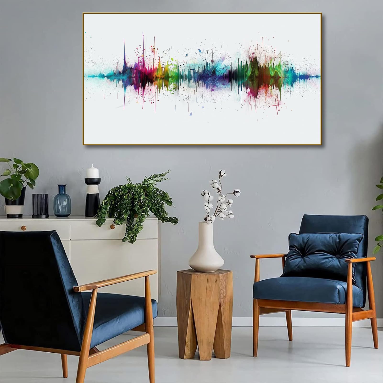 Amazon.com: Sound Wave Wall Art,Music Wall Art,Sound Wave Art With