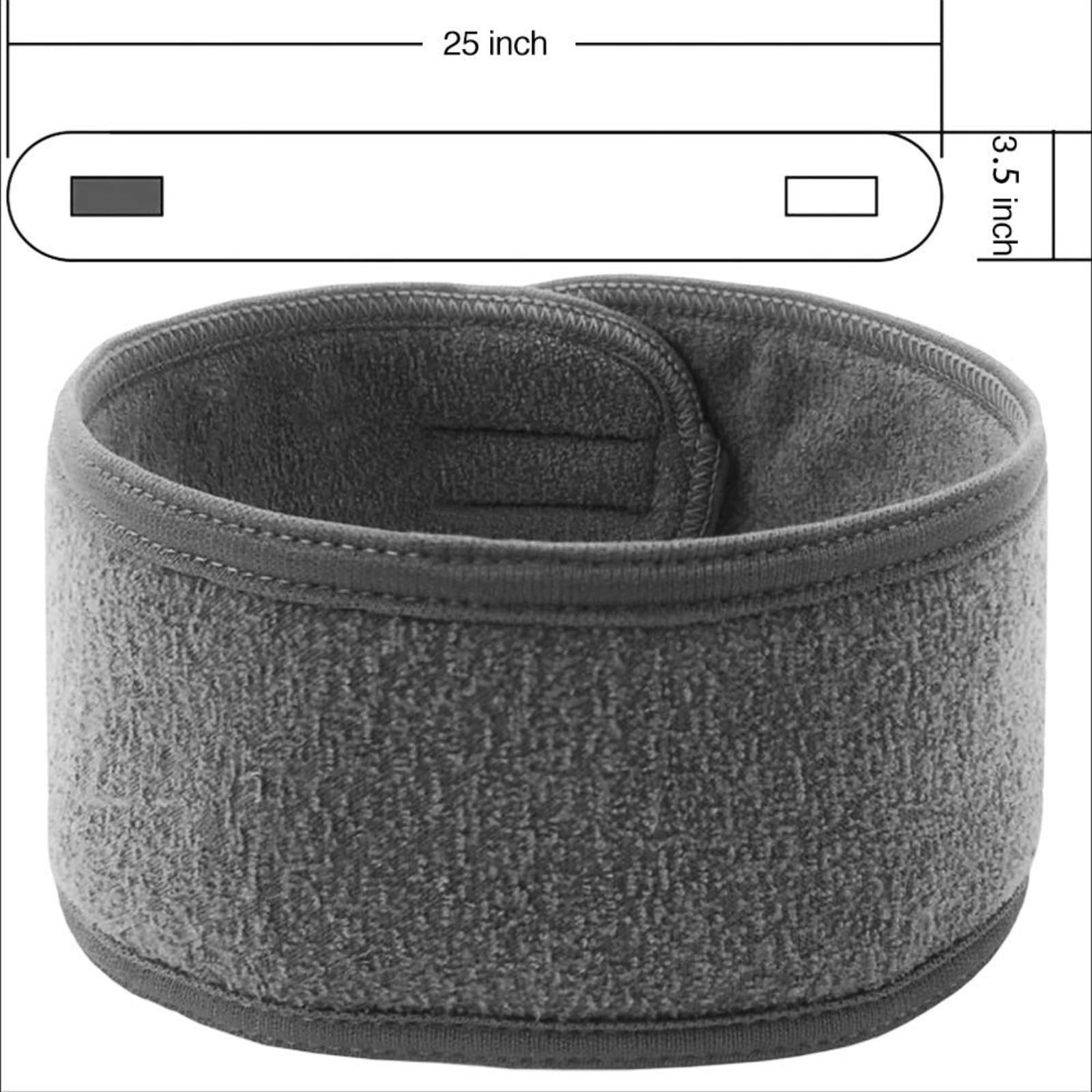 Personalisierte Spa-Stirnbänder mit Logo für Kosmetiker, verstellbares Spa-Stirnband, Klettverschluss, gesticktes individuelles Logo, Geschenk-Set, Gesichts-Stirnband (8 Stück)