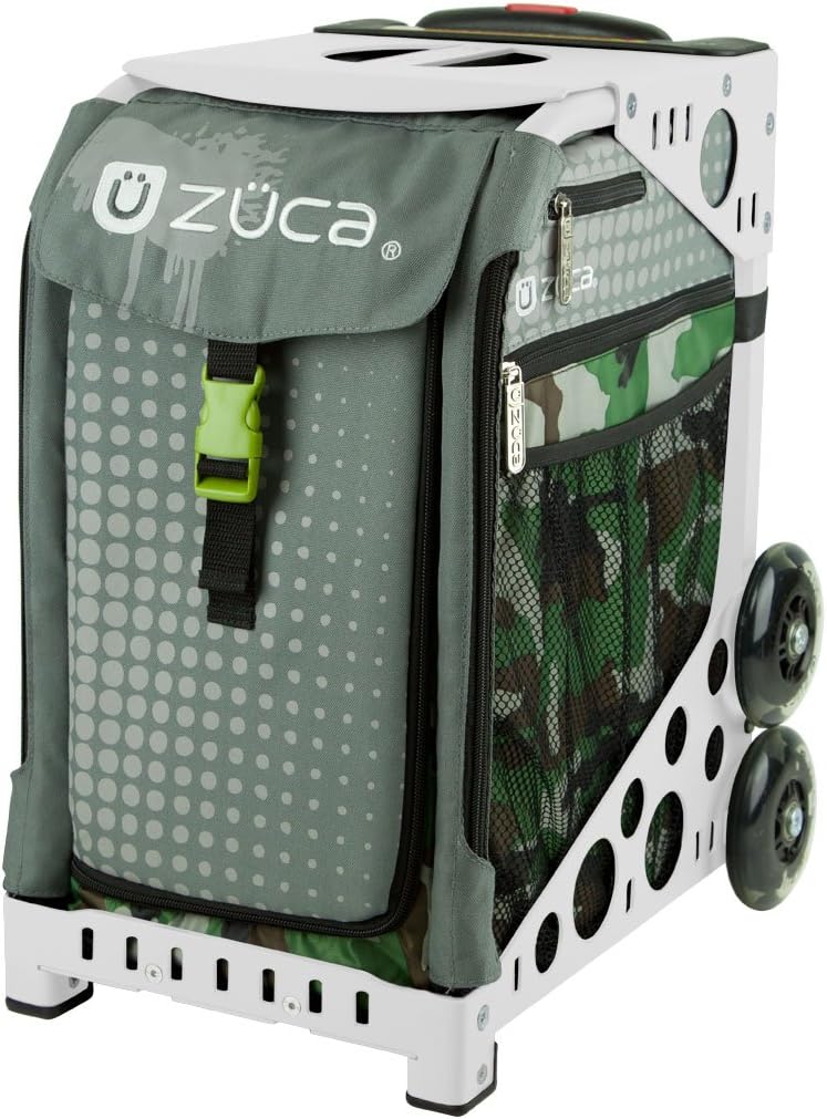 ZUCA Bag Paintball Insert & White Frame w/Flashing Wheels