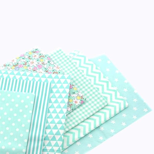 Miniatura 3 de Paquete de tela gruesa de algodón precortada, tela de sarga de algodón estampada, paquete de tela para manualidades, cuadrados para costura,