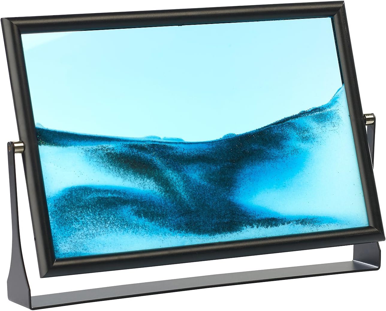 infactory Sand picture frame: sand picture blue ocean 30.5 x 20 cm (tilt image)