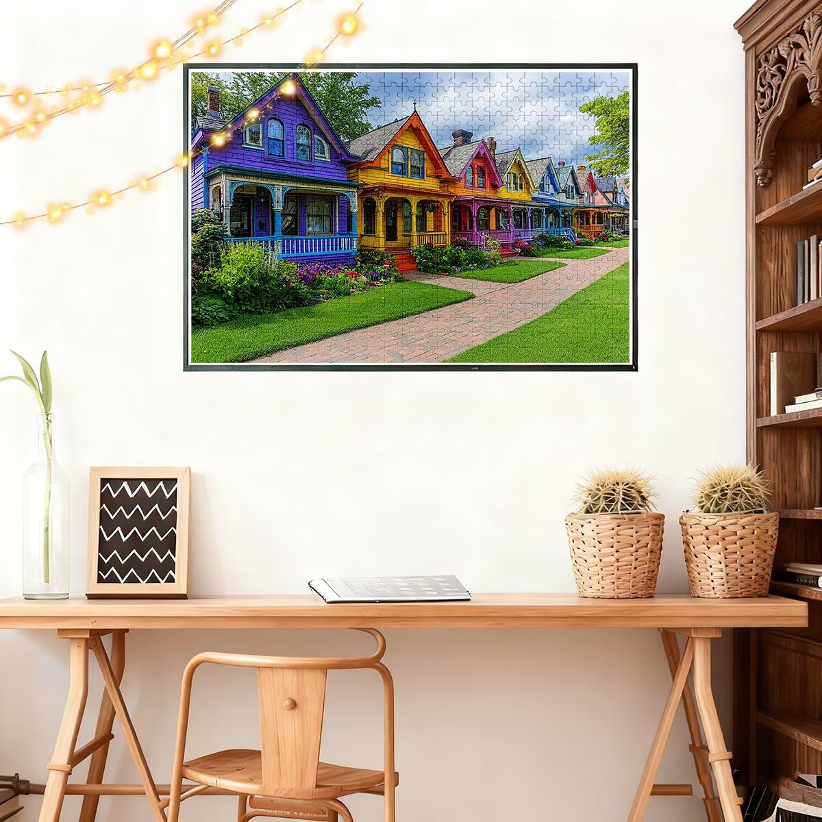 Puzzle 6000 Piezas Adultos Moderno Puzzle para Adultos Cabina Rompecabezas Juguetes Educativos Regalos Originales para Mujer Rompecabezas Entretenimiento Creativo Clásico Familia Juego 179x105cm B-39