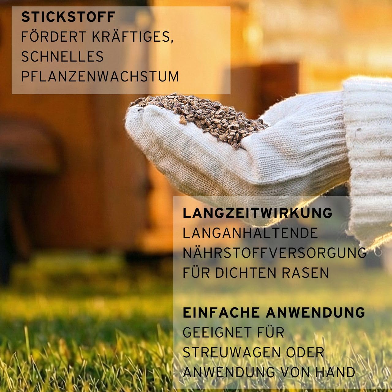 FUXTEC Rasendünger Frühling/Sommer FX-RDFS20, stickstoffbetonter Rasendünger für gleichmäßiges Wachstum, 20 kg Granulat für ca. 1000 m², langanhaltende Nährstoffversorgung