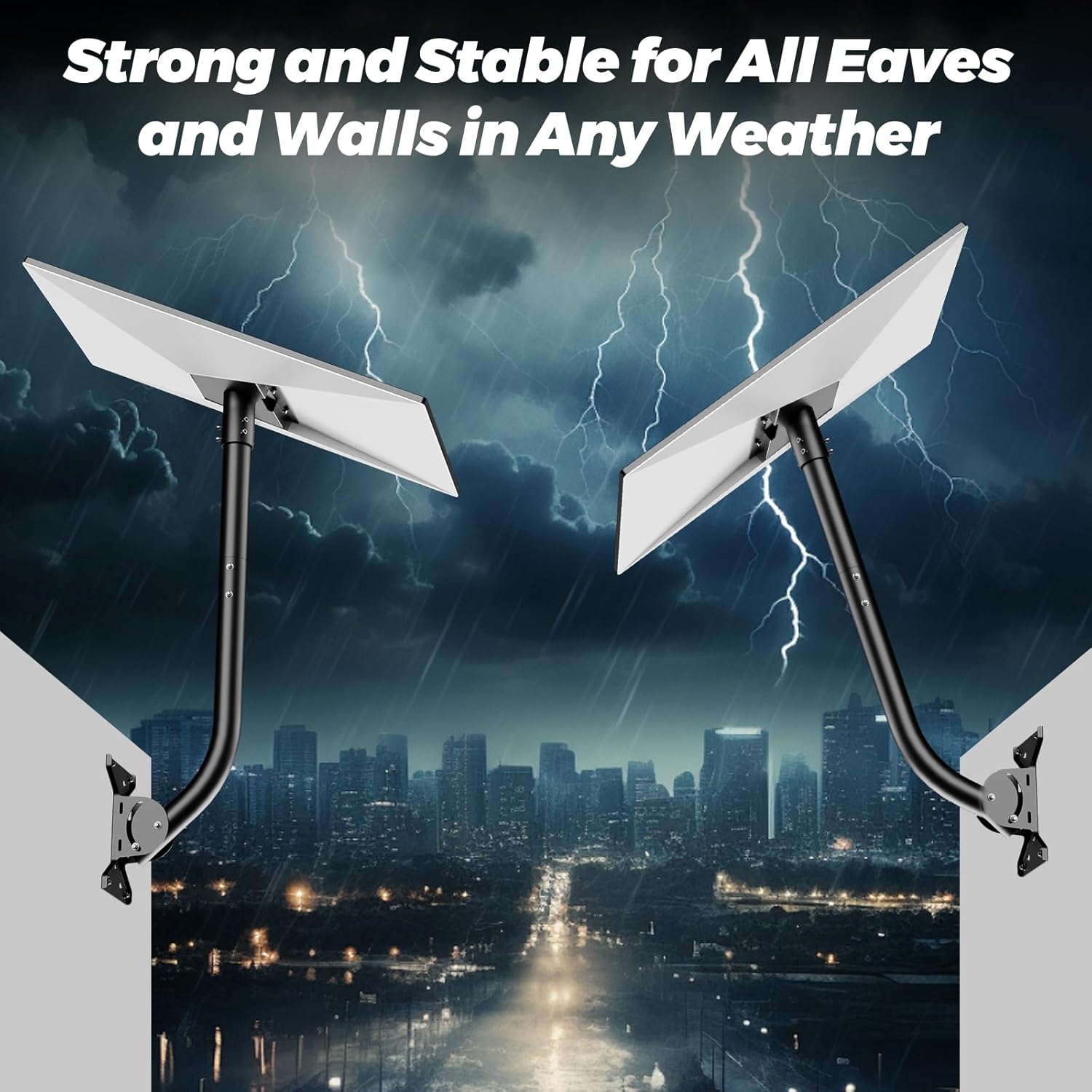 Starlink Gen 3 Mount, Adjustable Mounting Kit Compatible with Gen 3 Starlink Standard Dish, Wall Mount Roof Mount for Starlink Internet Kit Satellite