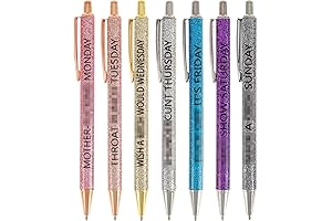 HOTBEST Funny Weekday Pens for Adults: The Ultimate Penspiration for Daily Joy