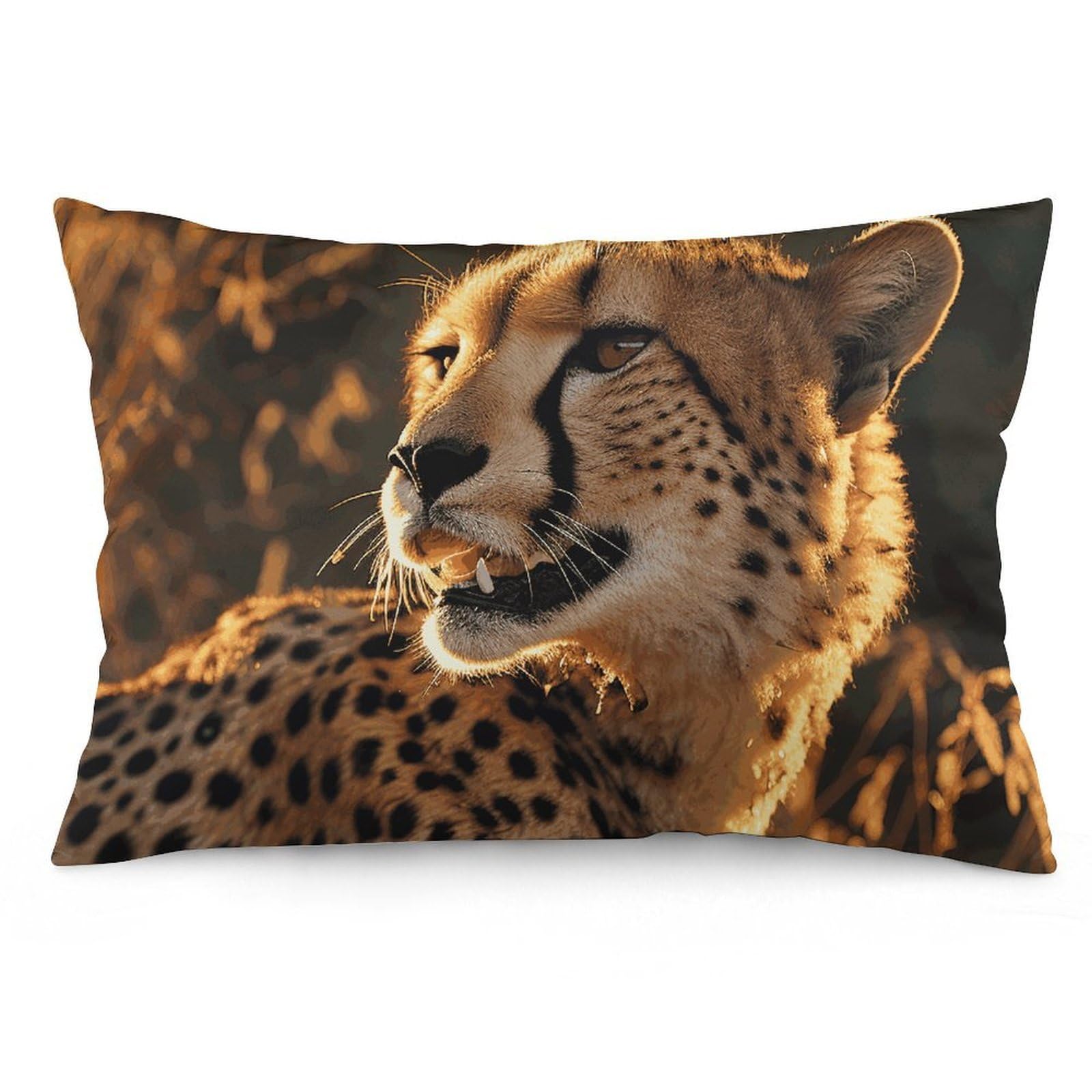 NTVOWPZO 2 Pack Decoration Throw Pillow Covers 12 "x20 Pillowcases Covers Cheetah Pillowcases Modern Farmhouse Home Decor Sofa Cushions Covers for Couch Bed Living Room