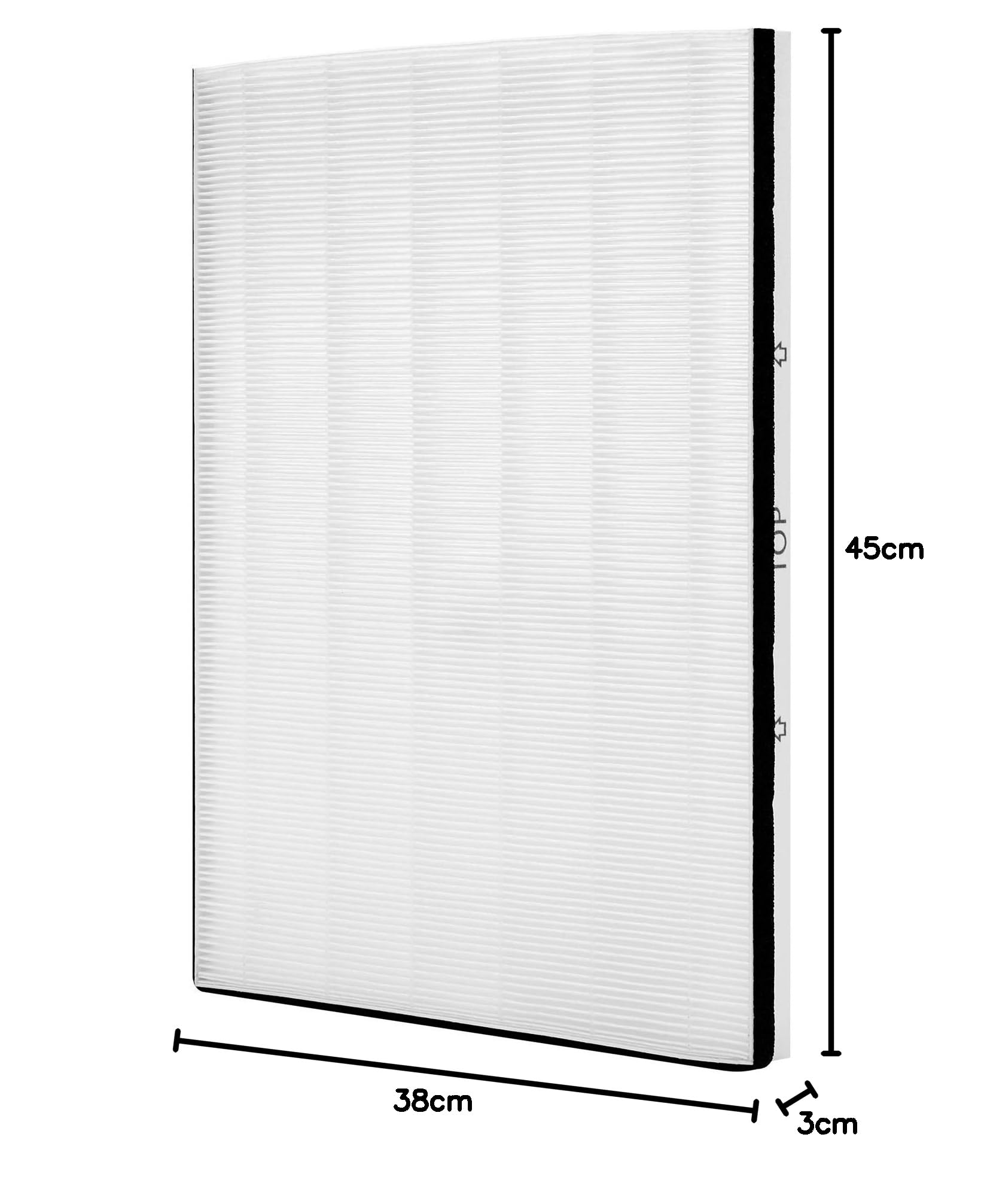 AEG AFWBTH3 BREATHE filtr (pasuje do oczyszczaczy powietrza AX51 i AX71, redukuje 94% pyłków, usuwa 99,9% bakterii, czyste powietrze, optymalna filtracja drobnych cząstek, długa żywotność, biały)