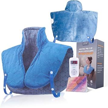 Nalax 30s Fast Heating Pad for Neck and Shoulders and Upper Back, Max 159F