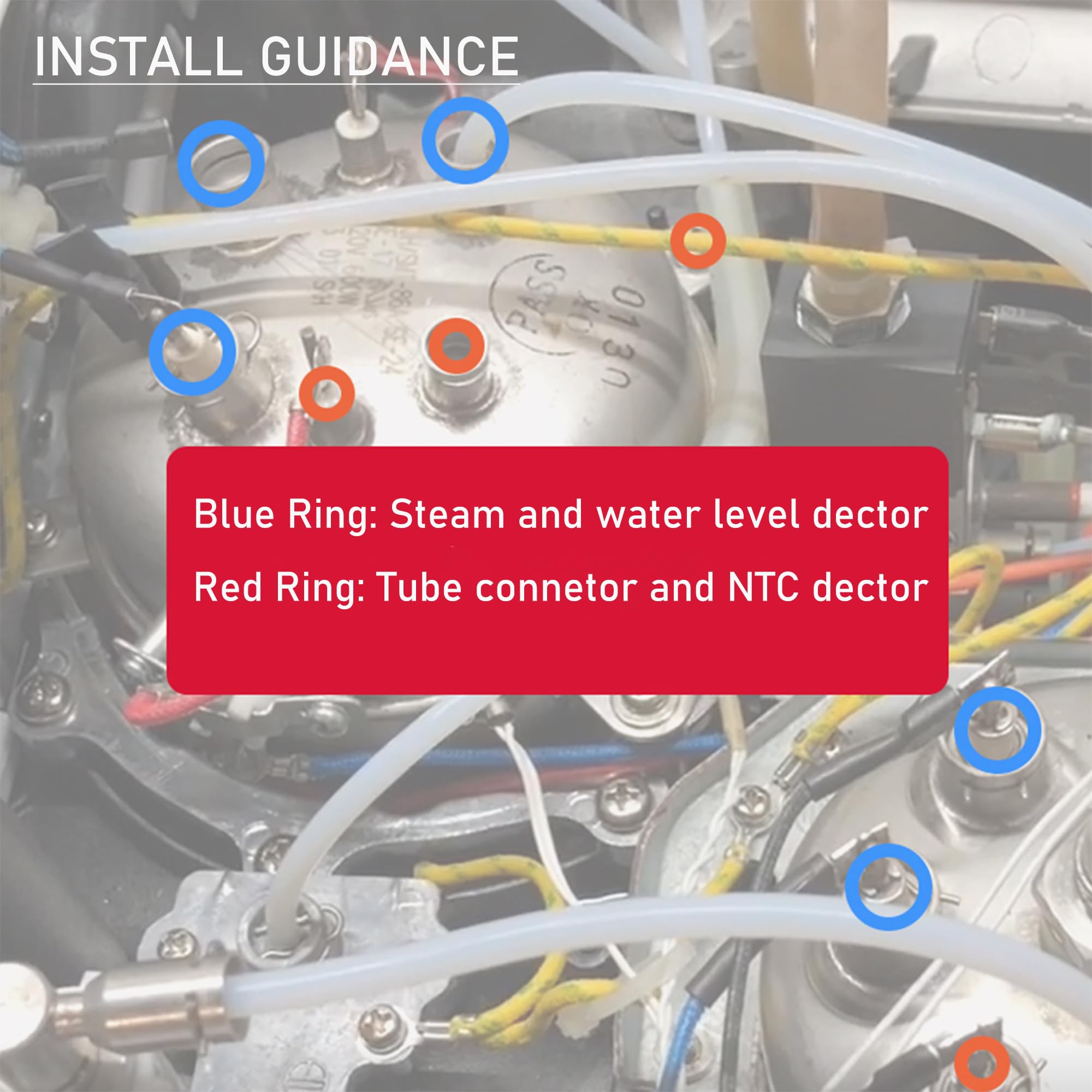 Set Di 18 Guarnizioni E O-Ring In Silicone Per Breville Dual Boiler BES920/BES900, Testa Gruppo - Foto 2