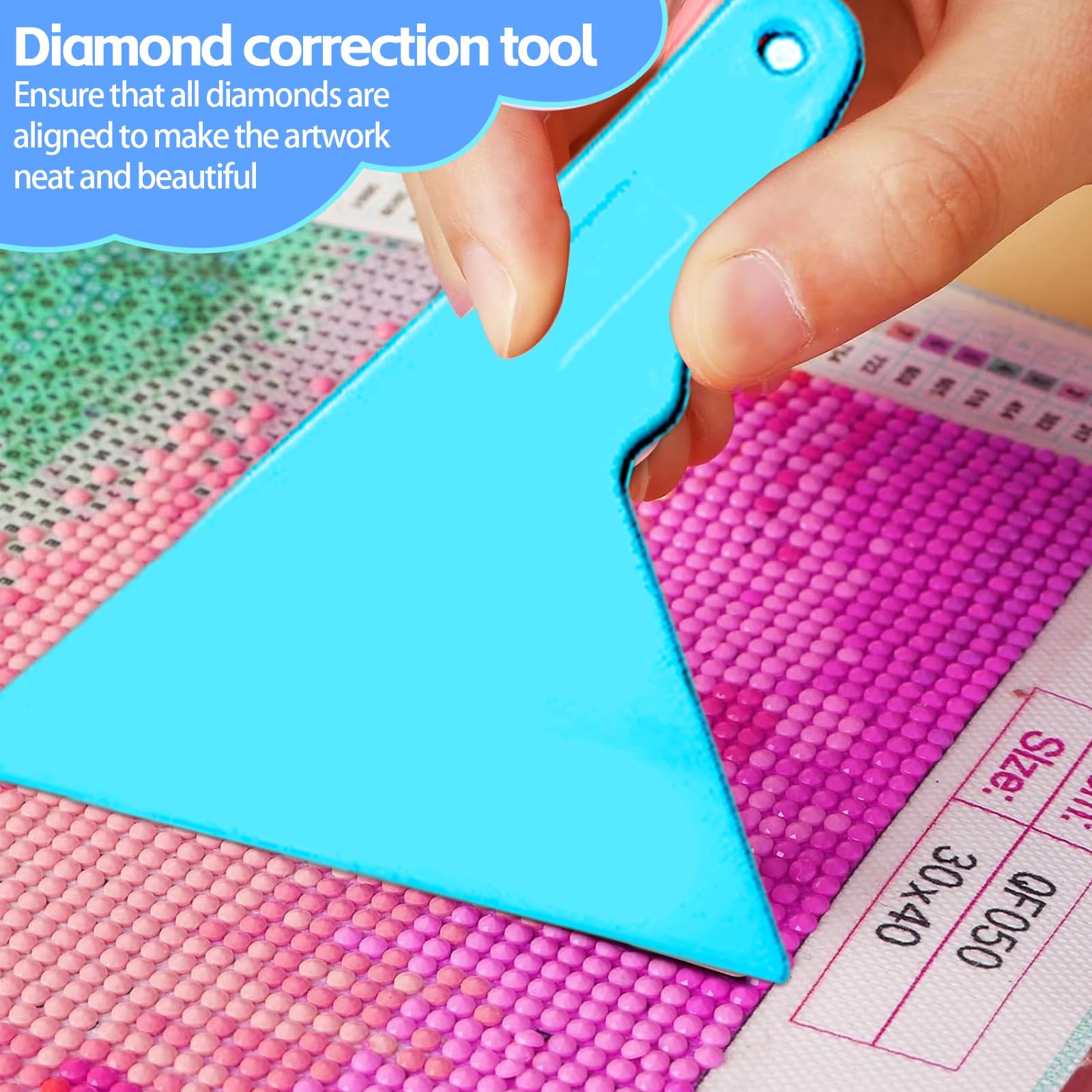 Diamond Art Kit - Complete Accessories & LED Light Pad -5