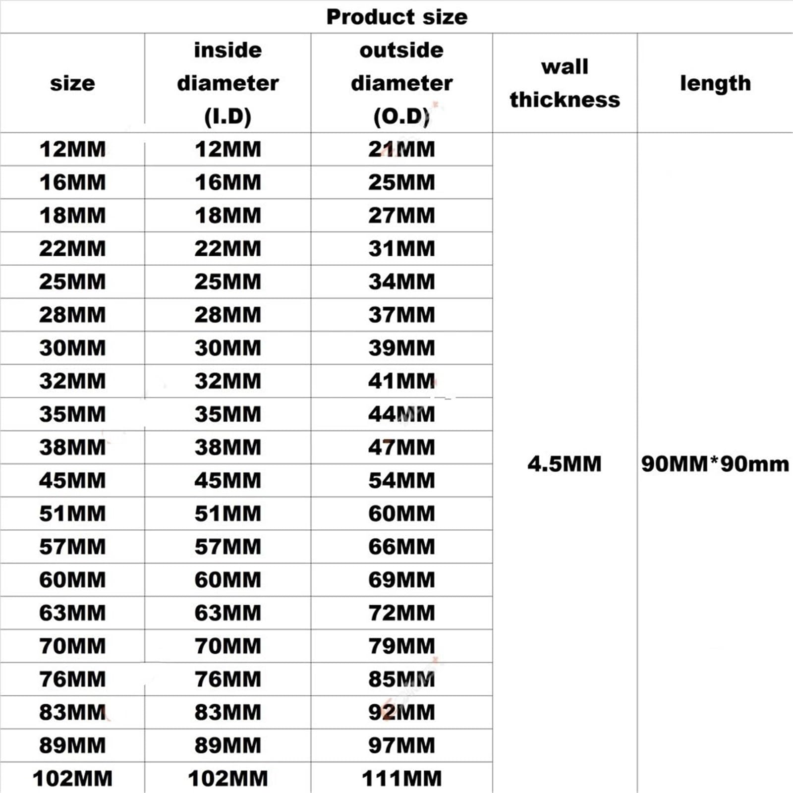 wąż do wody chłodzącej Uniwersalny wąż silikonowy 90 stopni złącze samochodowe intercooler turbo wlot rura łącznik wiele rozmiarów(63MM)