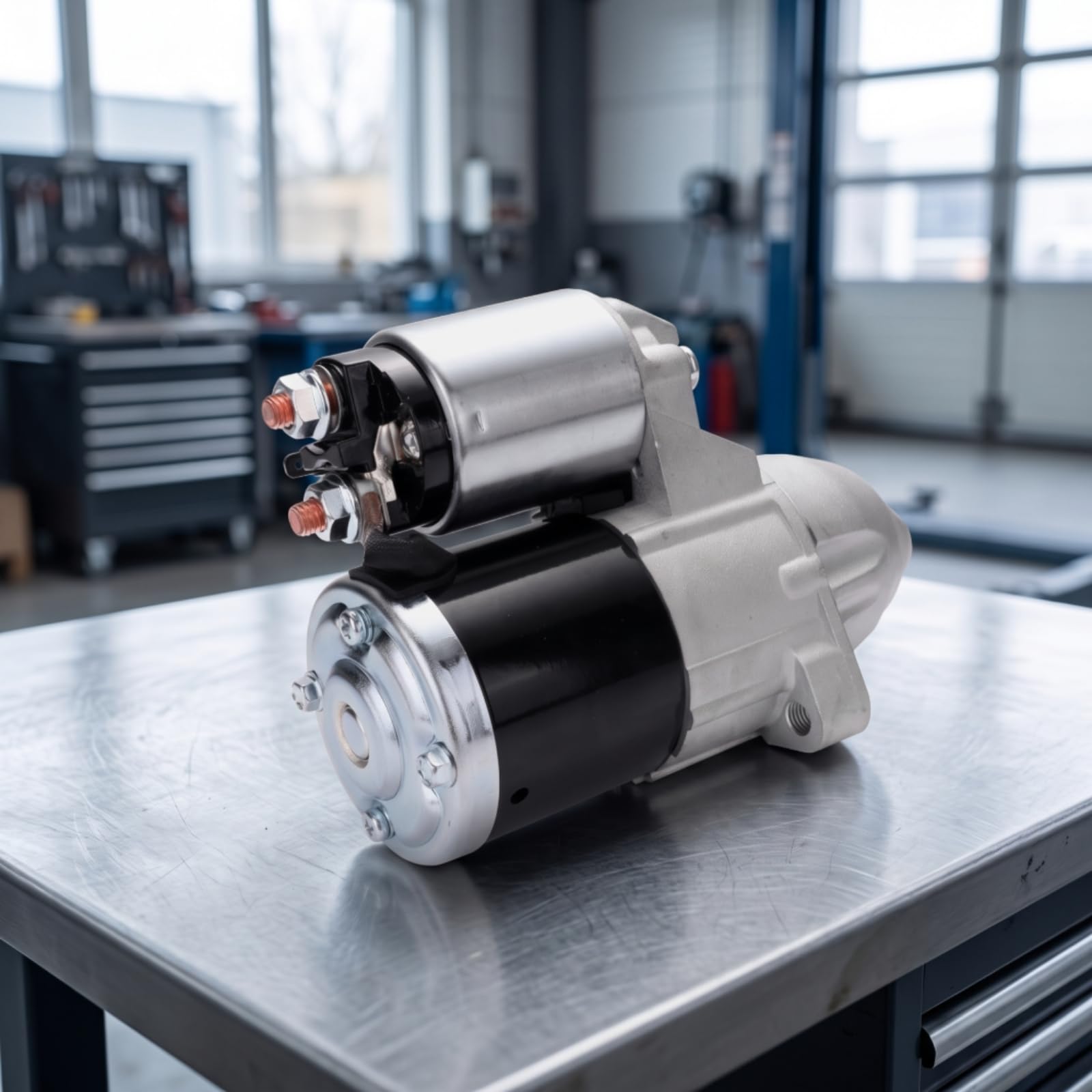Motorino di Avviamento Compatibile Starter Resistente Ricambio per Meccanici