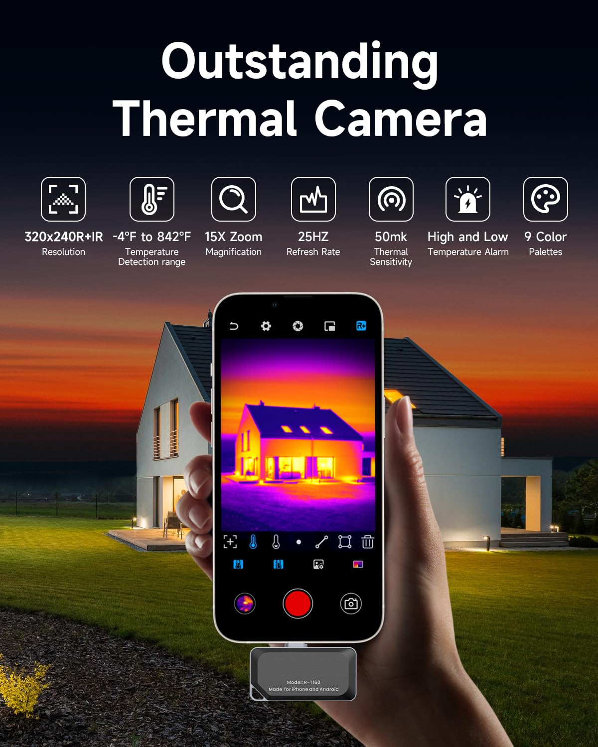REVASRI Thermal Camera - See Heat! -2