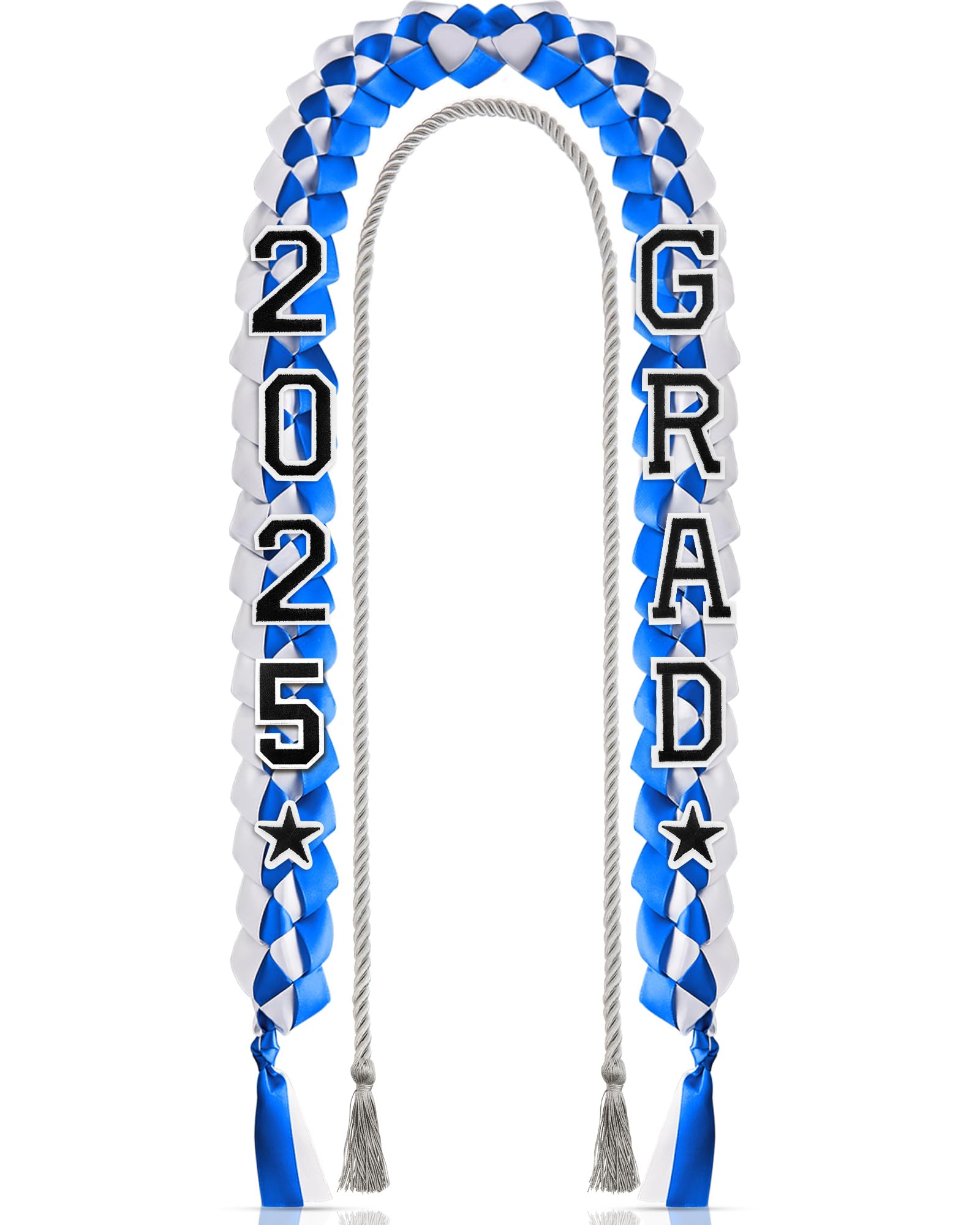 Royal Blue Ribbon In Graduation Braided Honor Cord Graduation Ribbon Leis With Honor Cords - Class Of ...