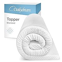 Dailydream Topper matrimoniale 180x200 cm memory foam, altezza 5 cm