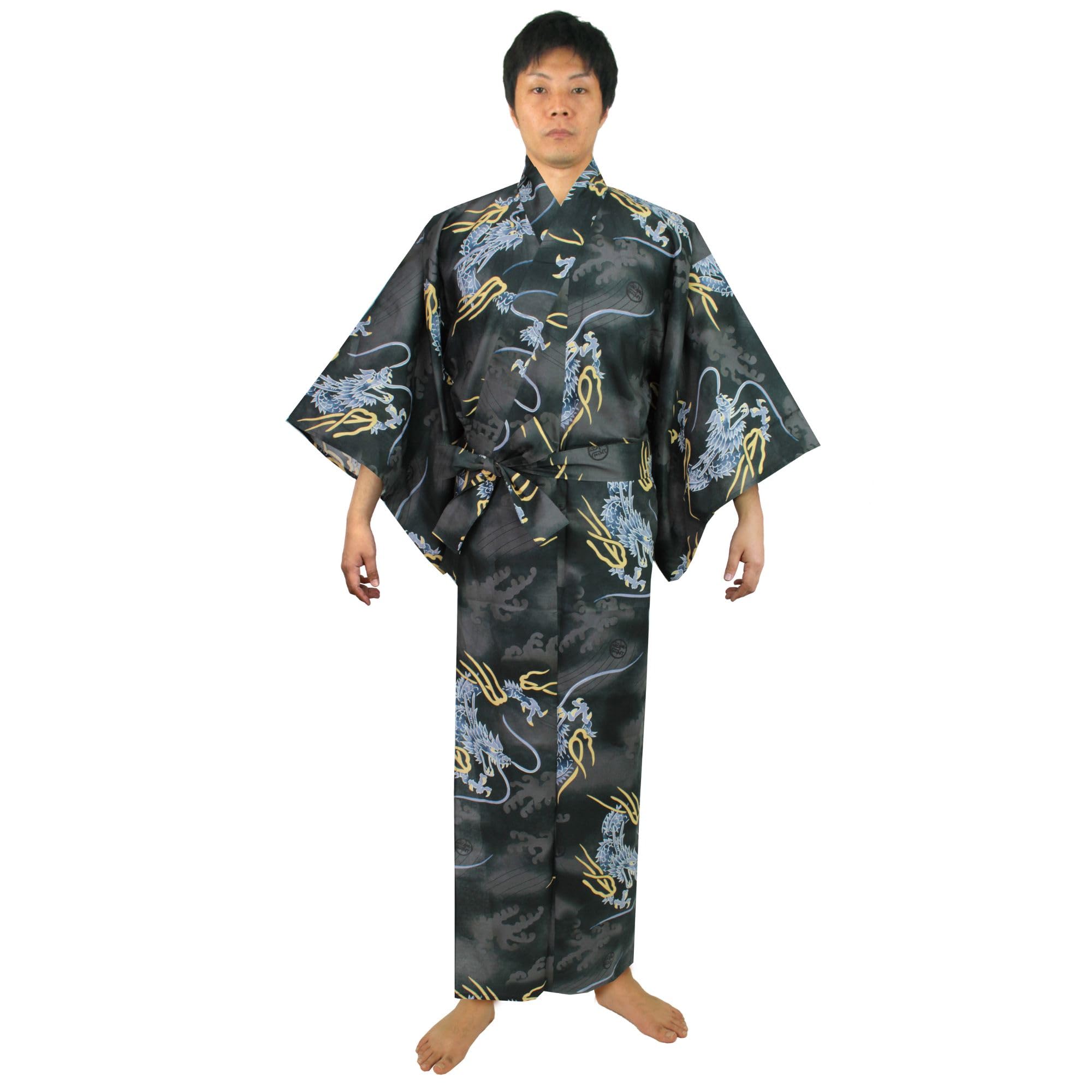 Mens Yukata (With an Obi Belt)
