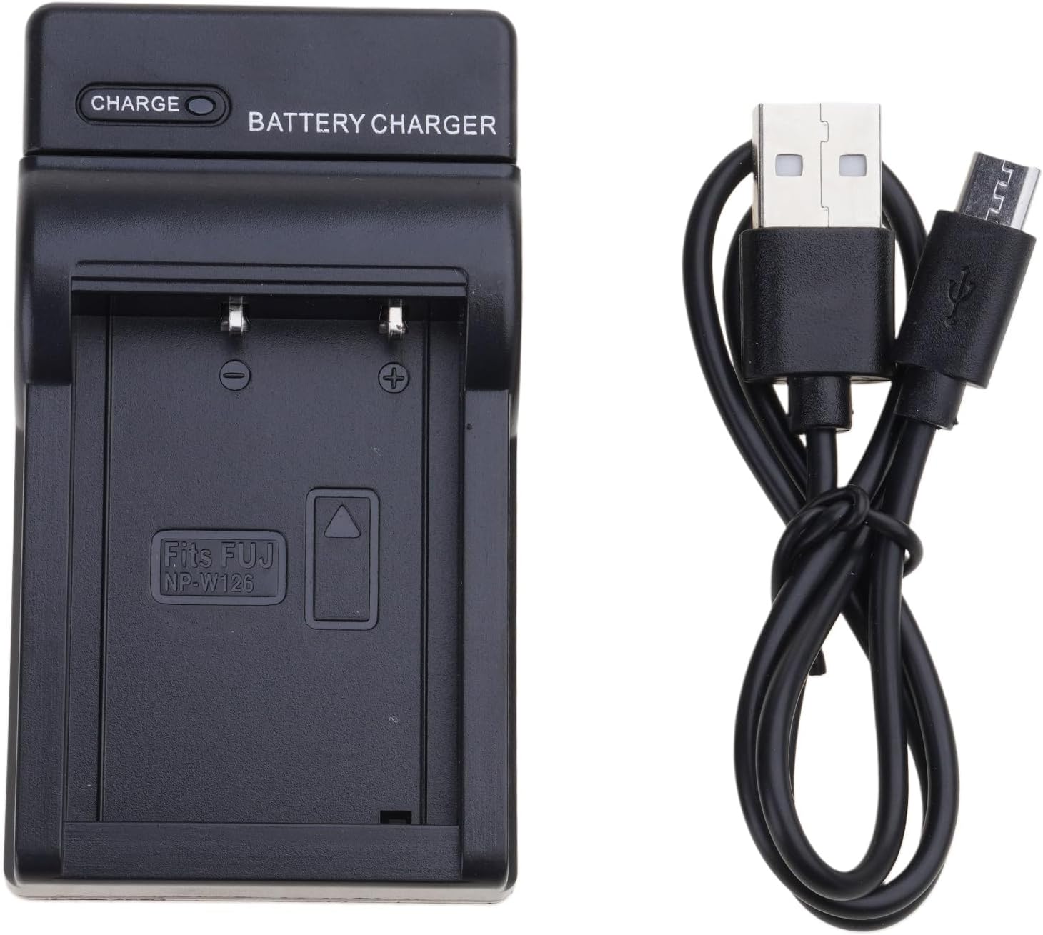 W126 USB Digital Battery Charging Base Suitable for Camera Battery Super Thin Dock Station Black USB Camera