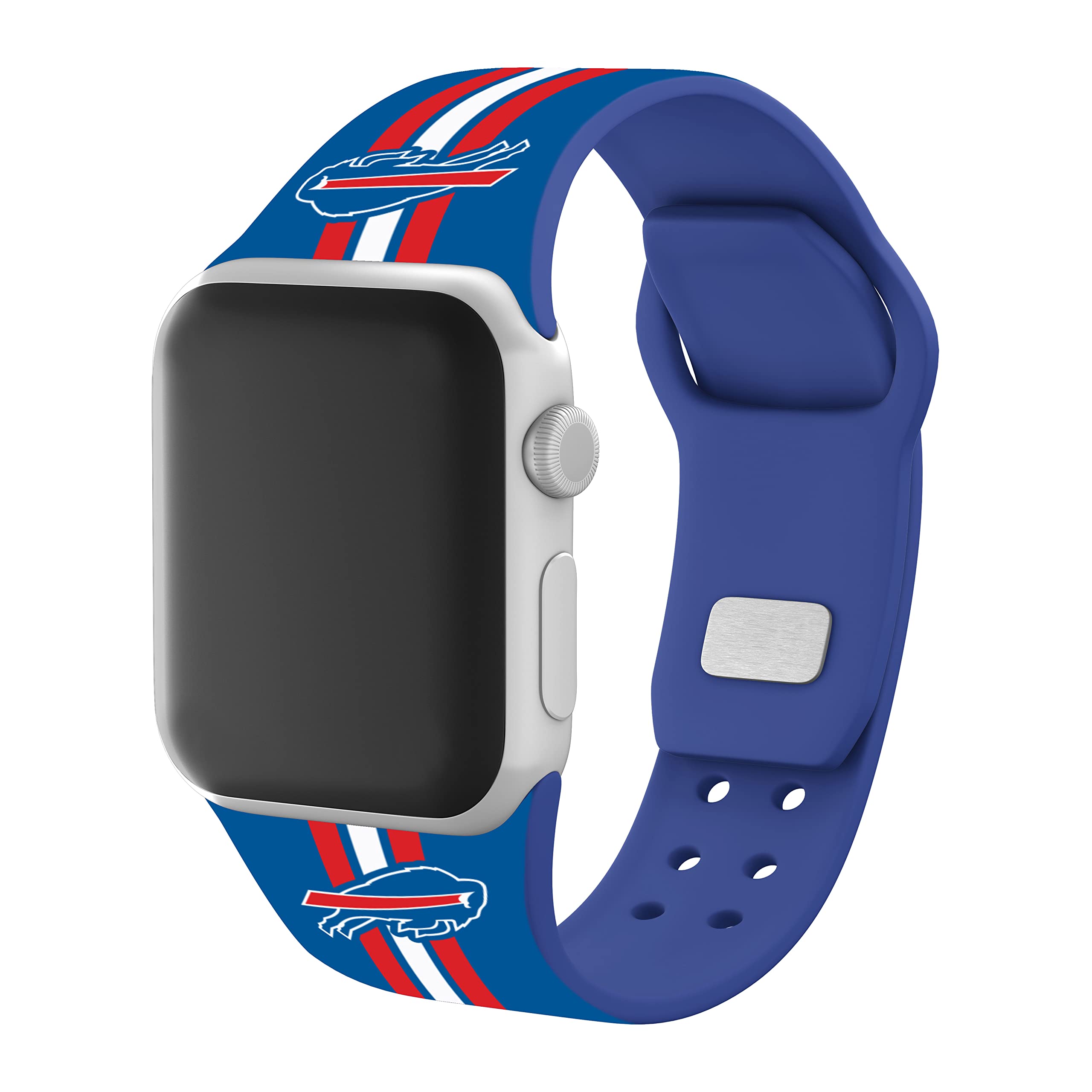 Game Time Buffalo Bills HD Combo Package Compatible with Apple Watch and AirPods Gen 1&2 (38/40/41mm Short)