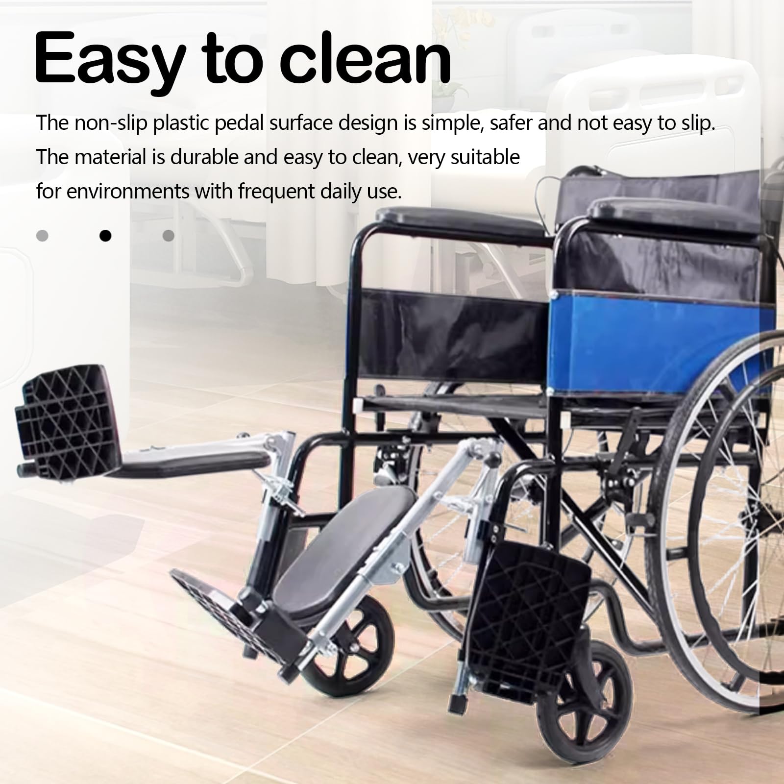 ReposapiéS Elevables Para Sillas De Ruedas, Reemplazo Universal De ReposapiéS áNgulo Ajustable De 90° A 180° Capacidad De Carga De 100 Kg Para Personas Con Discapacidad Y Personas Mayores (Par)