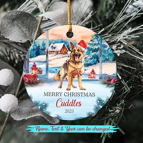 Miniatura 108 de Adorno personalizado para árbol de Navidad de perro Chow Chow, regalo único de Navidad negro para los amantes de los perros Adorno negro Chow Chow