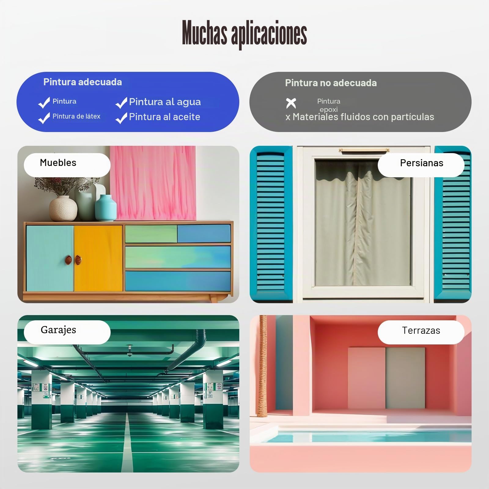 Pulverizador de pintura Airless de alto rendimiento | Sistema de pulverización de pintura Airless | Pulverizador de pintura | Pulverizador con pistola de pintura 517 y manguera de alta presión, para
